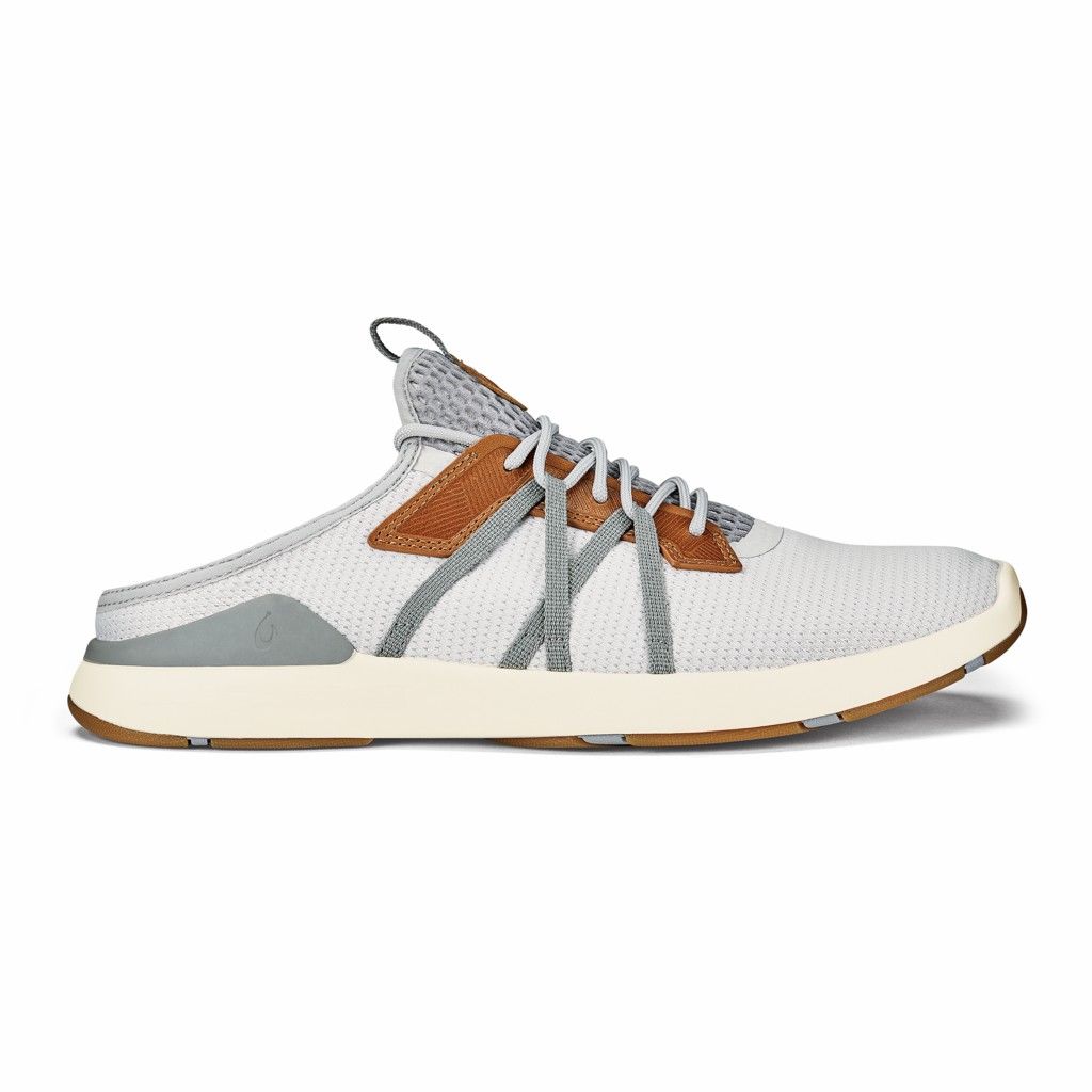 Olukai Men's Mio LI Sneaker - Mist Grey / Poi US406-538